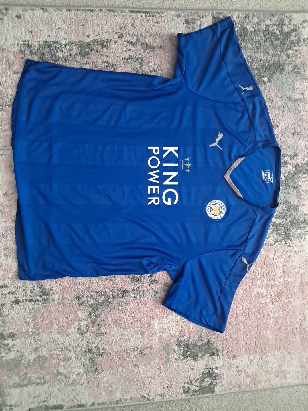 Mens 3xl Leicester City Shirt, Blue Season 2015-2016 for sale on Ebay