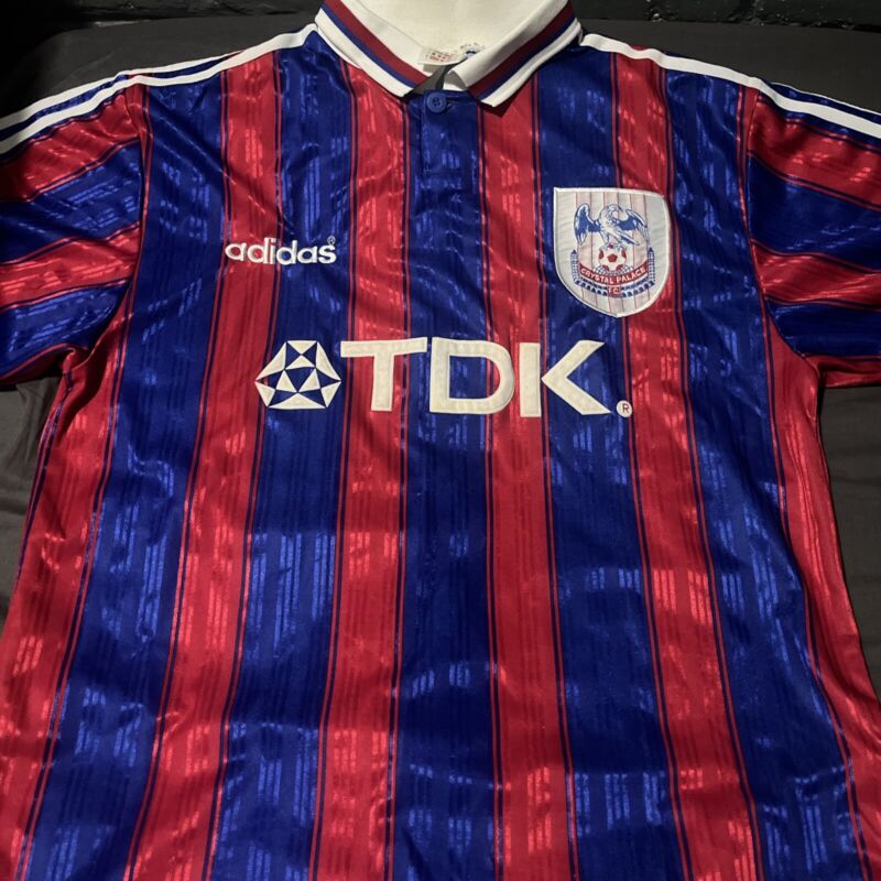 Original Authentic Adidas Crystal Palace 1996/1997 Home Shirt - Large for sale on Ebay
