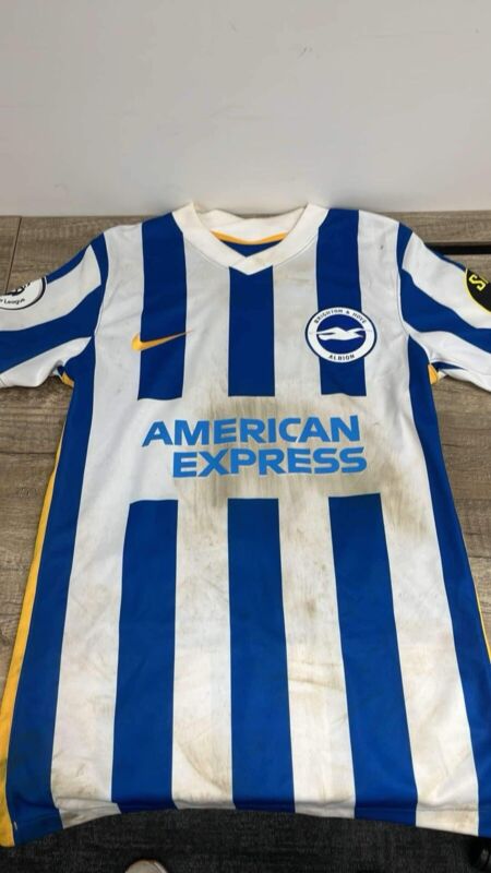 Brighton and Hove Albion Match Worn Shirt - Tariq Lamptey (2021/22)  for sale on Ebay