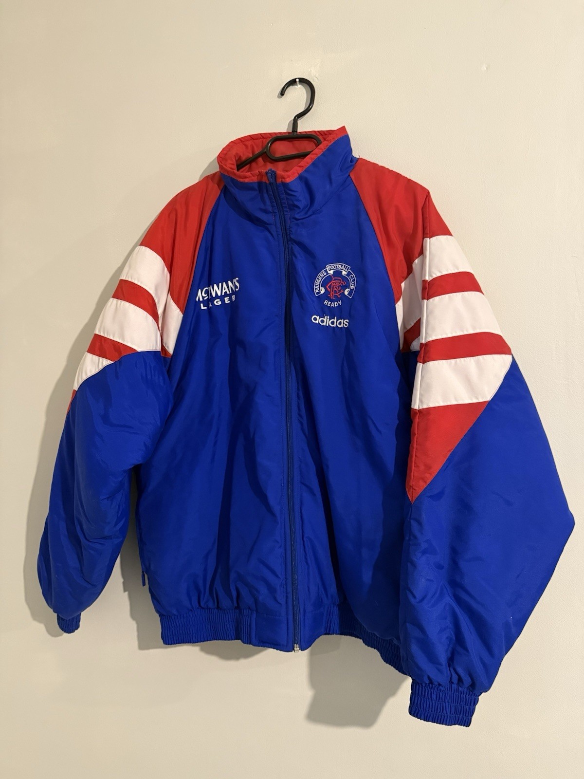 Authentic Rangers Bench Coat 1994 Size L Excellent Condition for sale on Ebay
