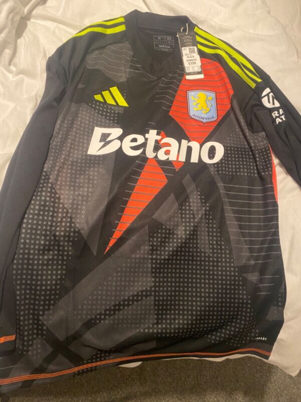Aston Villa Black Sabbath Goalkeeper Shirt 2024/25 only 50 made for sale on Ebay