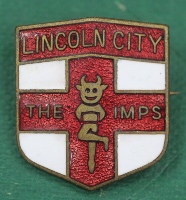 RARE England Lincoln City FC Football Club Enamel Pin Badge THE IMPS for sale on Ebay