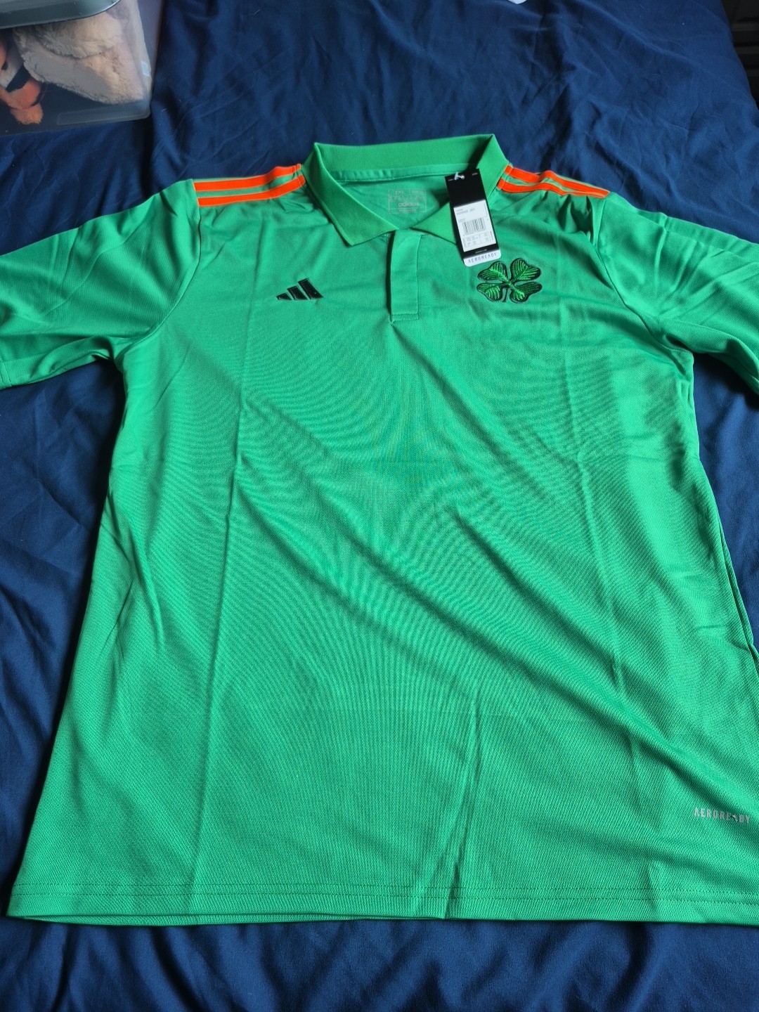 Celtic Fc Mens Polo  2xl  Green Slight  Defect for sale on Ebay