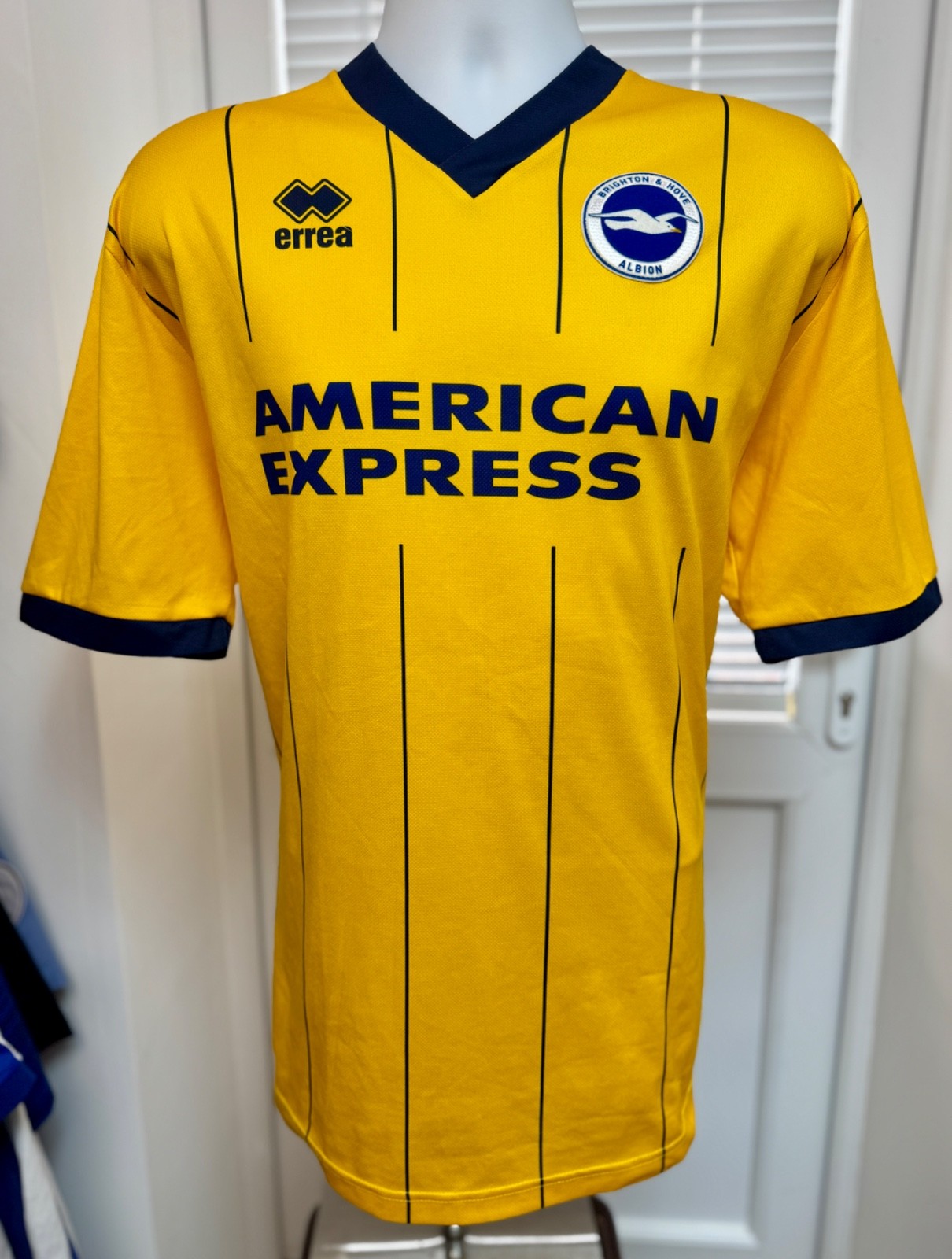 Brighton & Hove Albion Away Football Shirt 2013 Errea Top Soccer Jersey for sale on Ebay