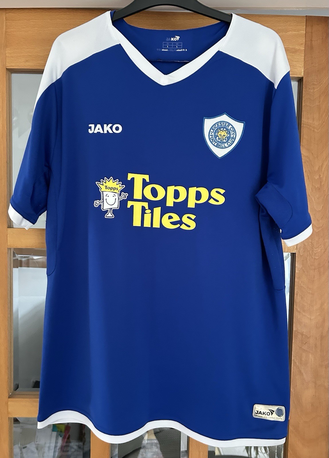 Leicester City Home Shirt 2007/09, Jako Size Large In Good Condition for sale on Ebay