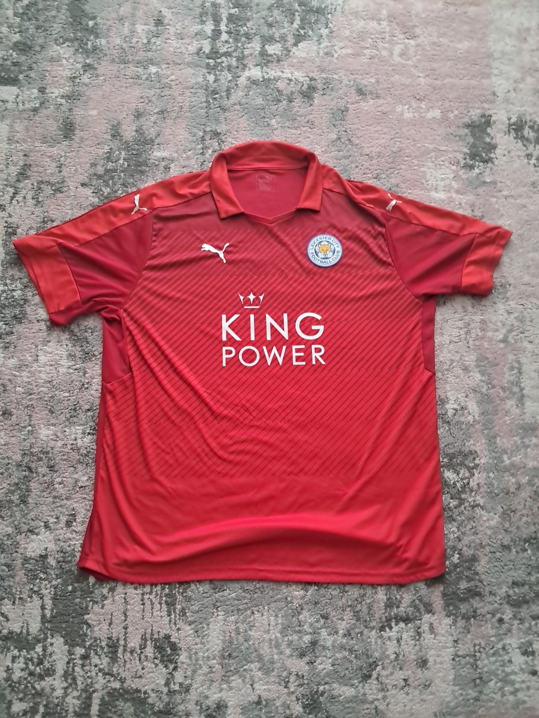 Mens 3xl LEICESTER CITY SHIRT, Red, 2016-2017 for sale on Ebay