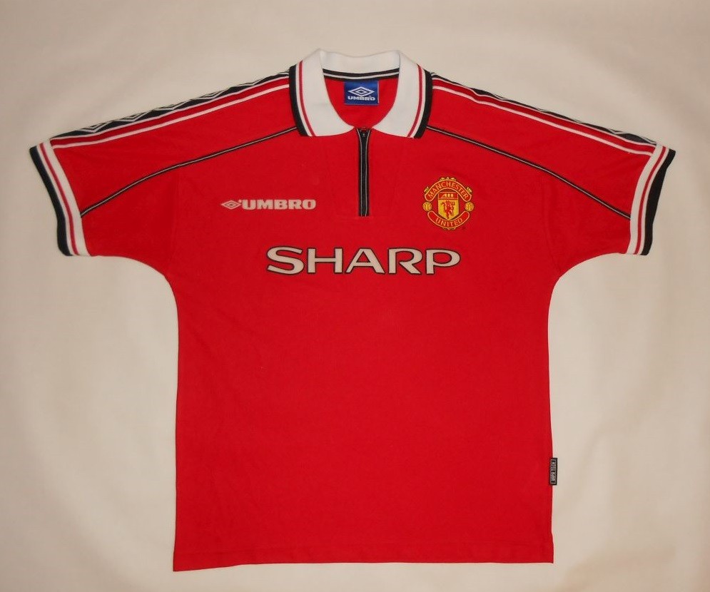 HOME SHIRT UMBRO MANCHESTER UNITED 1998-00 (M) Jersey Trikot Maillot Maglia for sale on Ebay