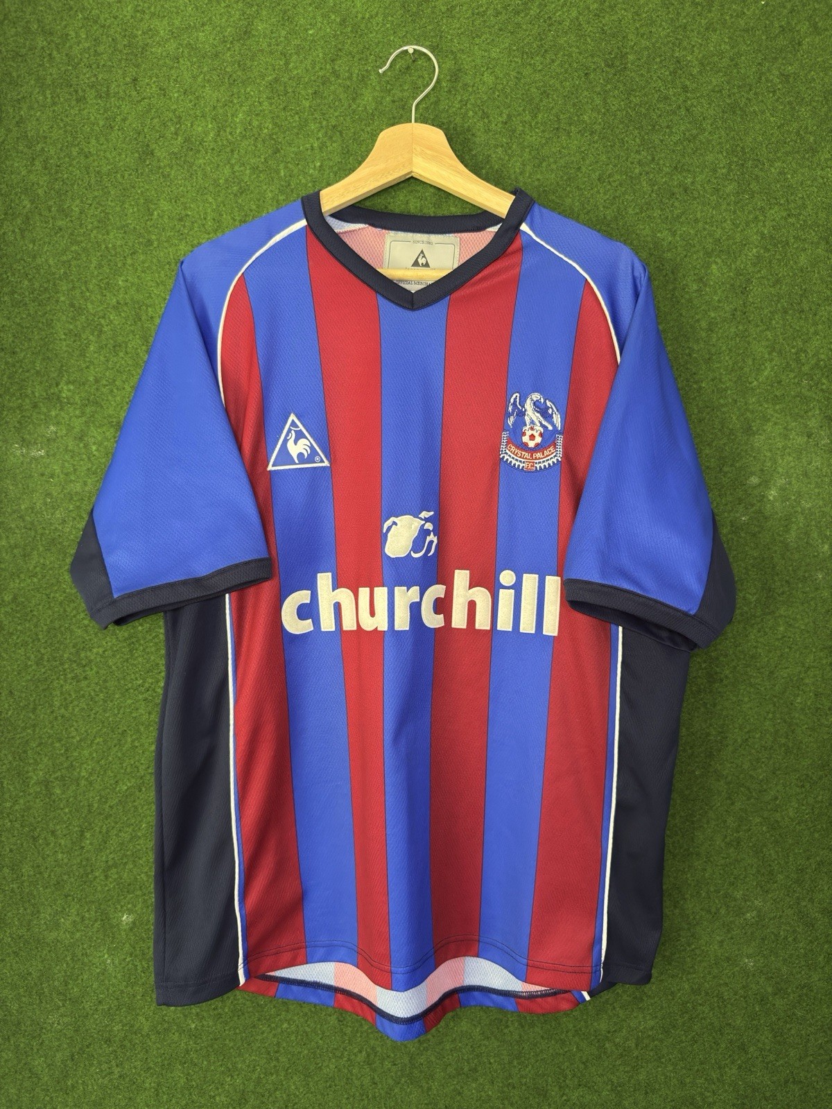 Original Crystal Palace 2002 Home Football Shirt LARGE 42/44 LE COQ SPORTIF for sale on Ebay