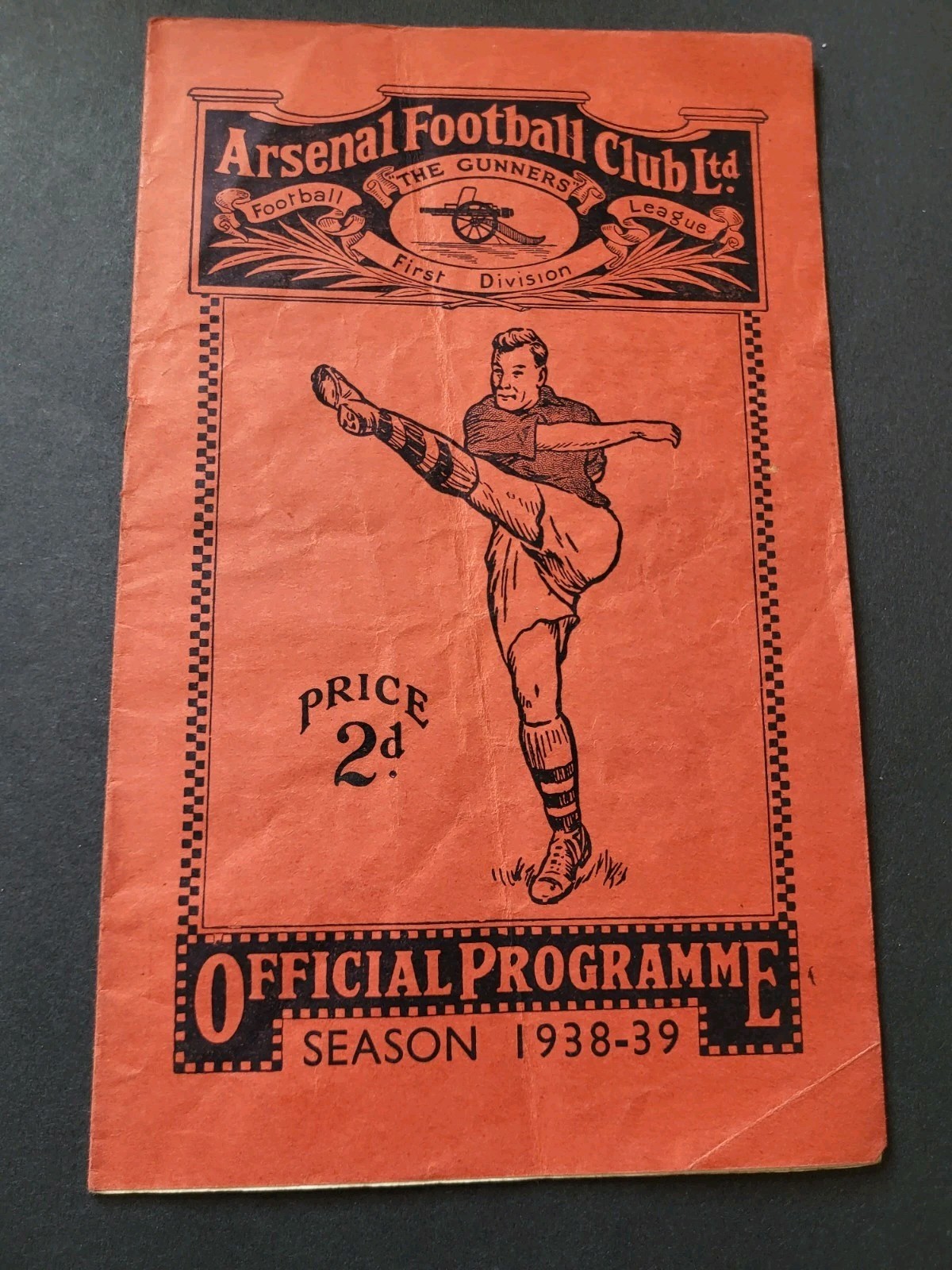 Arsenal v Leeds United Football League Division One 1938/39 (NB)~Free Postage for sale on Ebay