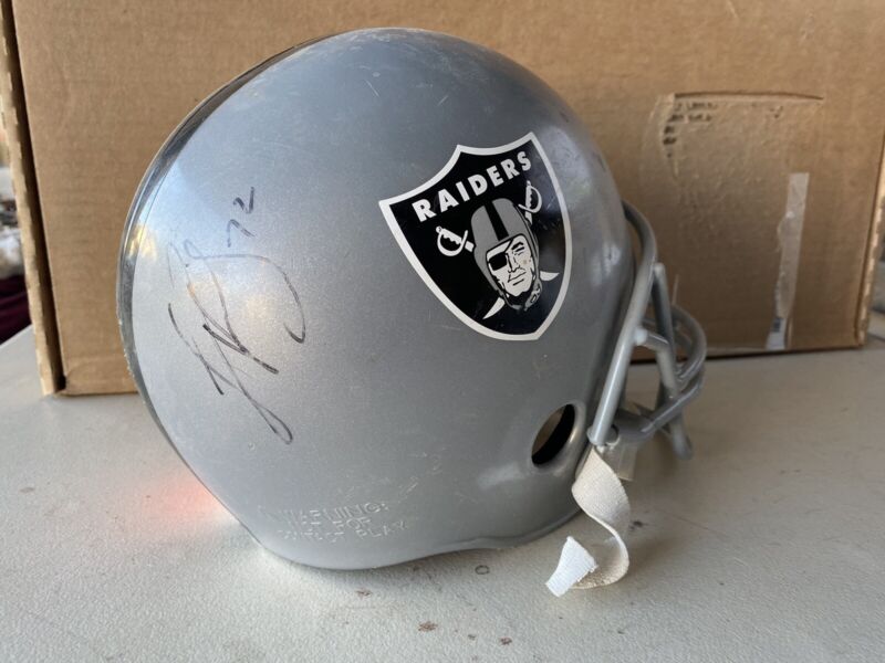 Lincoln Kennedy Signed Raiders Full-Size Franklin Replica Helmet for sale on Ebay