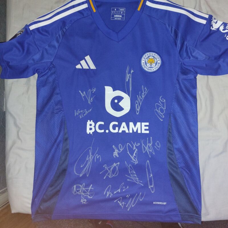 Leicester City 24 25 Signed Home Shirt See Description for sale on Ebay