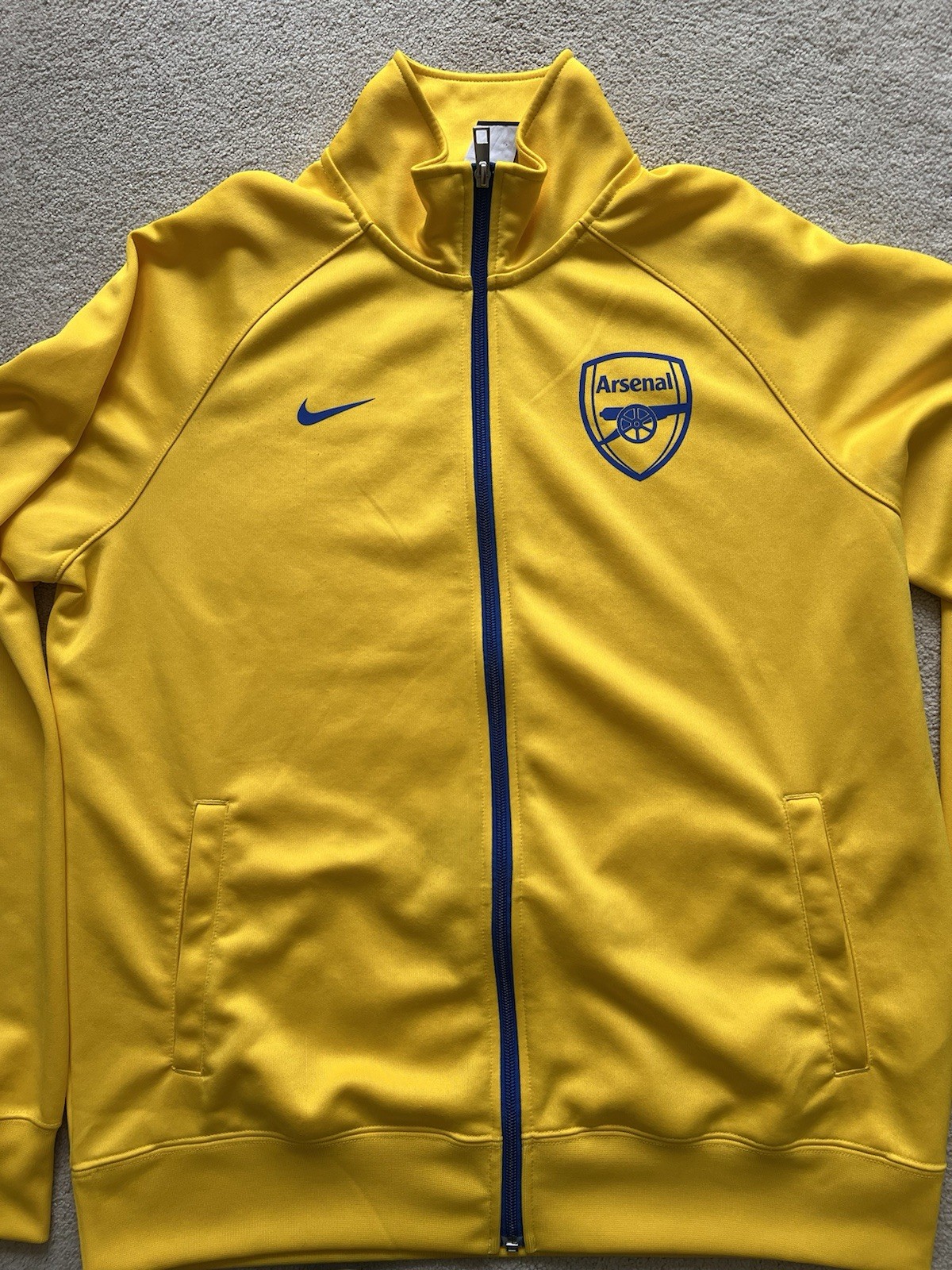 Arsenal Football Club - Retro Nike Football Full Zip Jacket - Size Large for sale on Ebay
