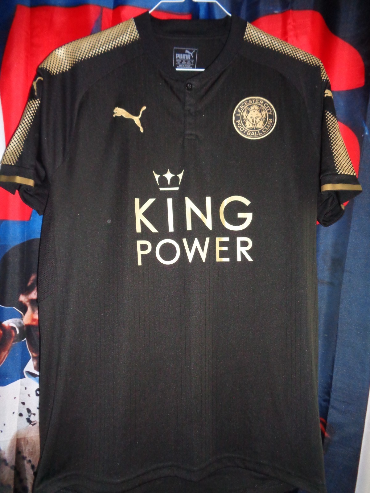 Leicester City 2017/18 Away Shirt, large, Excellent Condition for sale on Ebay