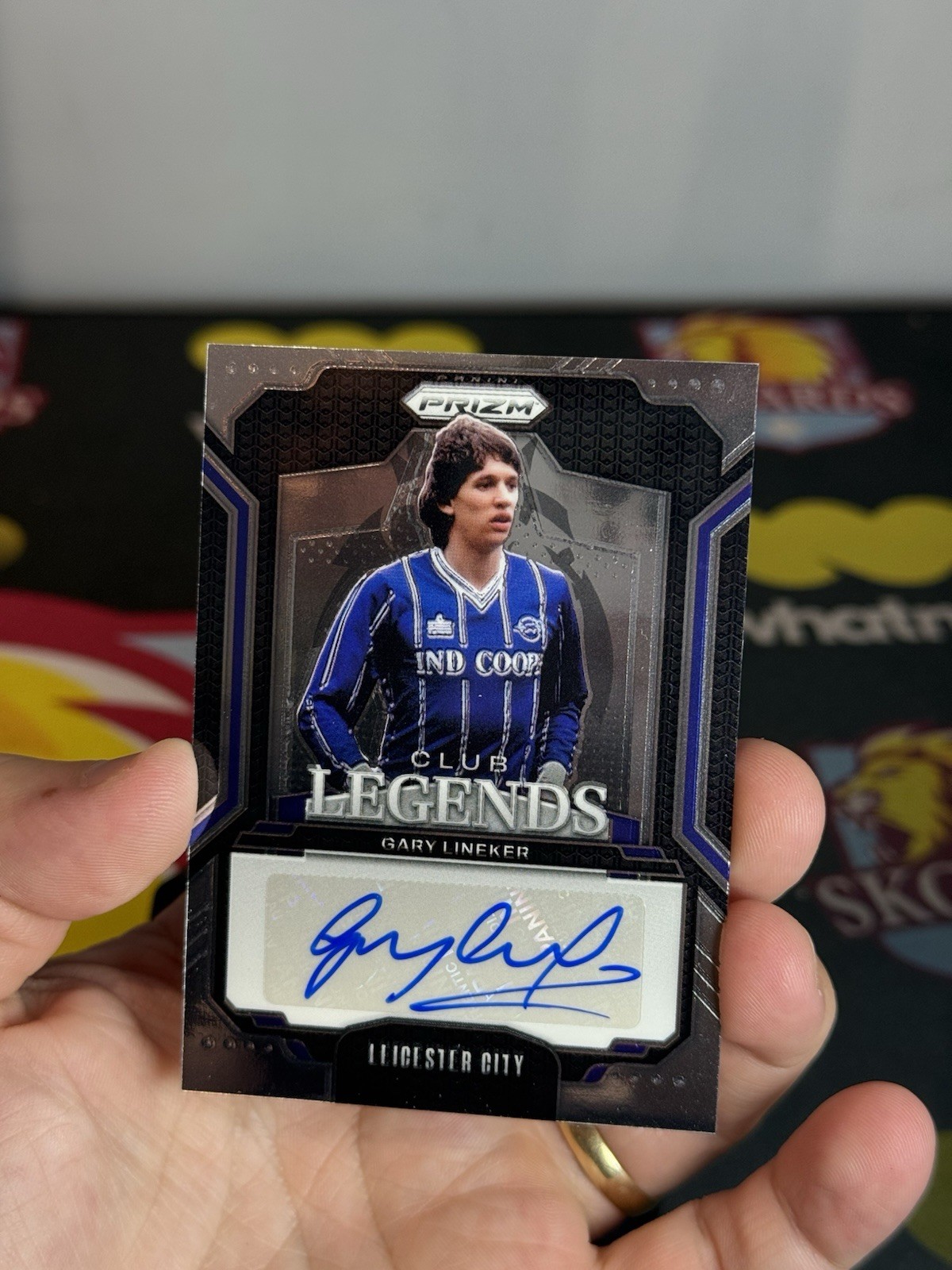 Panini Prizm 2024-25 EPL Gary Lineker Leicester City Club Legends Auto for sale on Ebay