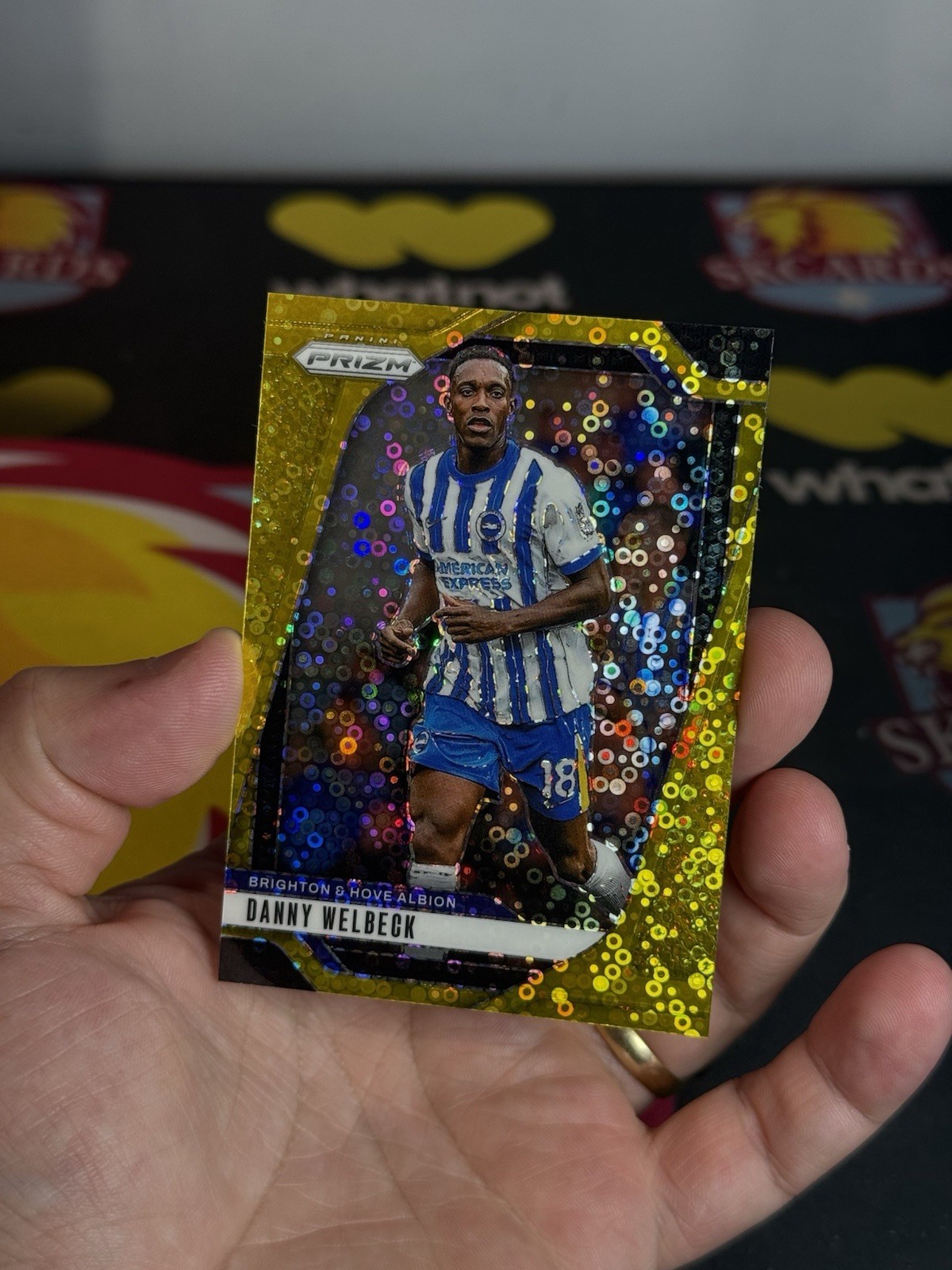 Danny Welbeck - Brighton 2024-25 Panini Prizm Breakaway Gold 10/10 for sale on Ebay