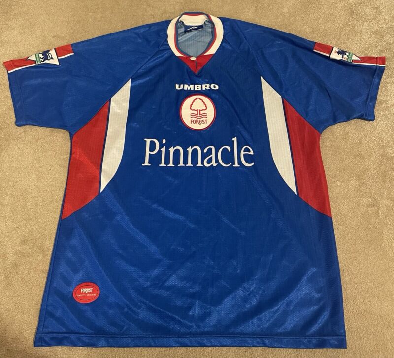 Nottingham Forest Away Shirt 1997/98 Umbro XL  Steve Stone No 7 for sale on Ebay
