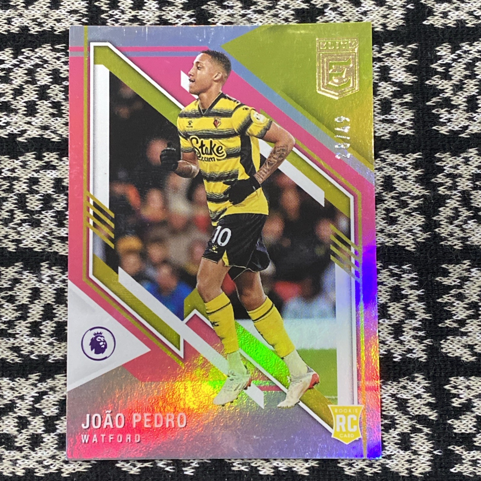 Panini Elite Joao Pedro Rookie Card Numbered 28/49 Watford for sale on Ebay