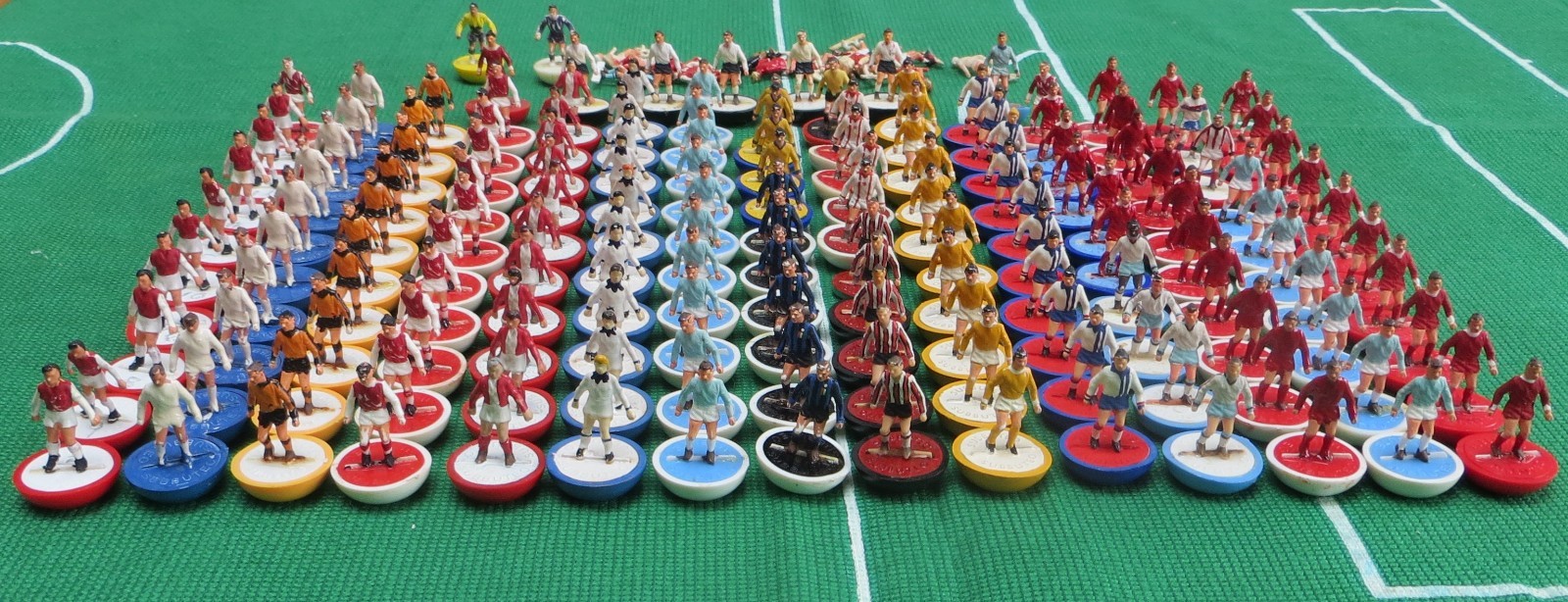 SUBBUTEO JOB LOT OF HW RE-PAINTED/NUMBERED FIGURES, WOULD SUIT A RESTORER ONLY. for sale on Ebay