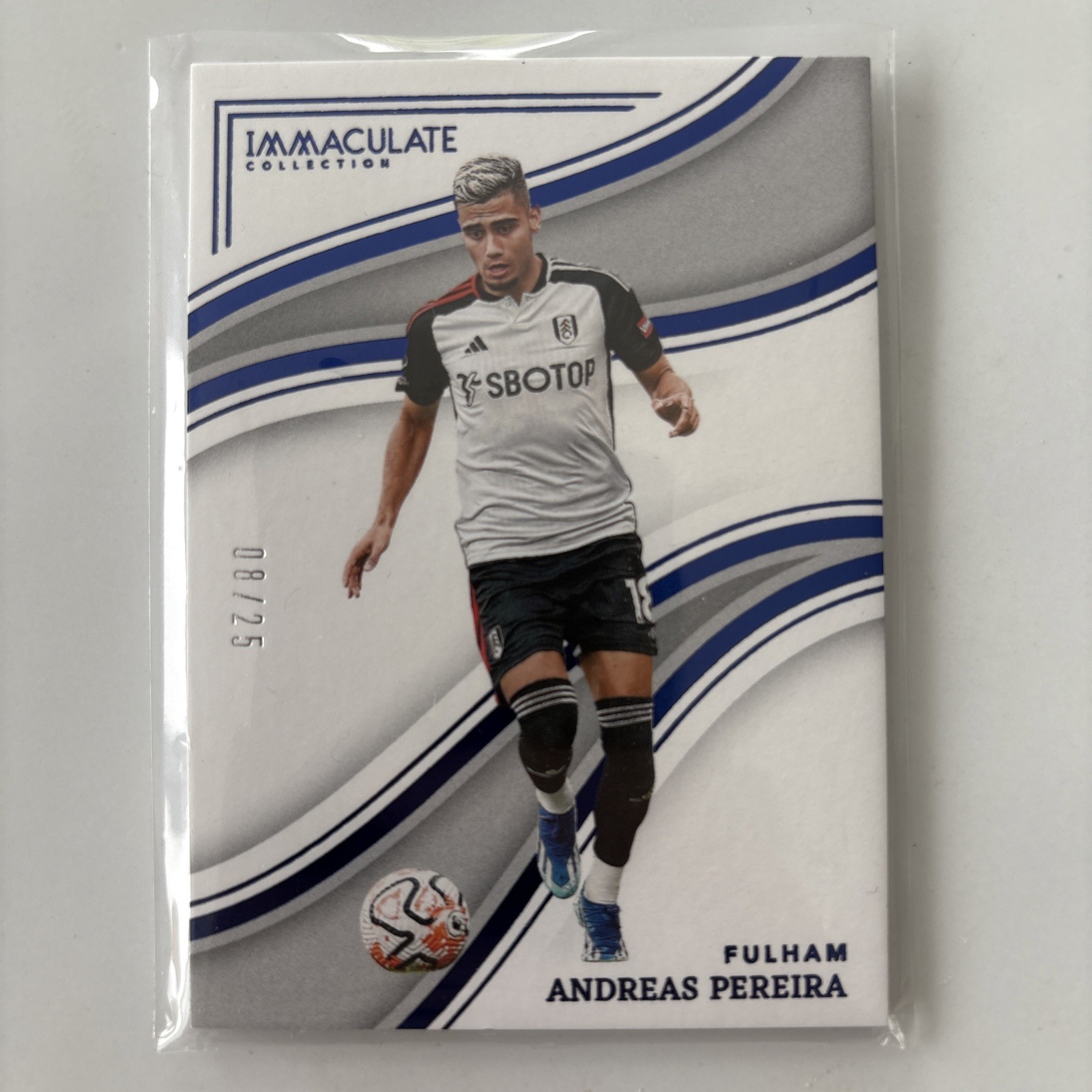 Panini Immaculate Soccer 23/24 - ANDREAS PEREIRA Fulham Brazil - Blue /25 for sale on Ebay