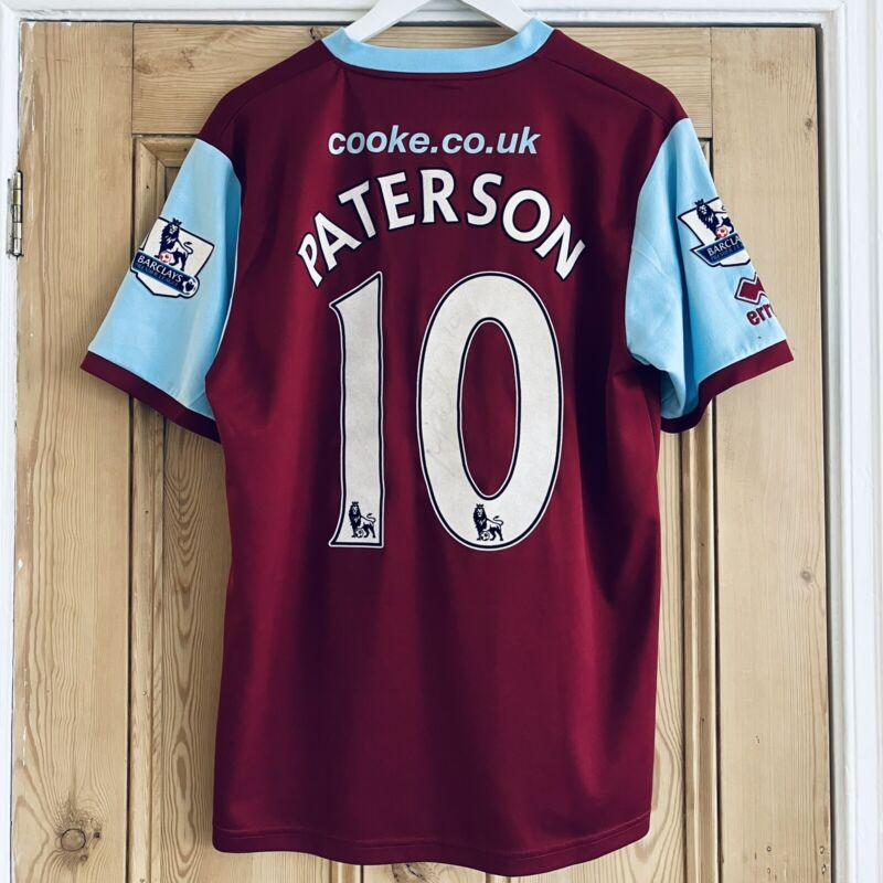 Rare Signed Burnley FC 2009/10 Home Shirt Martin Paterson #10 for sale on Ebay