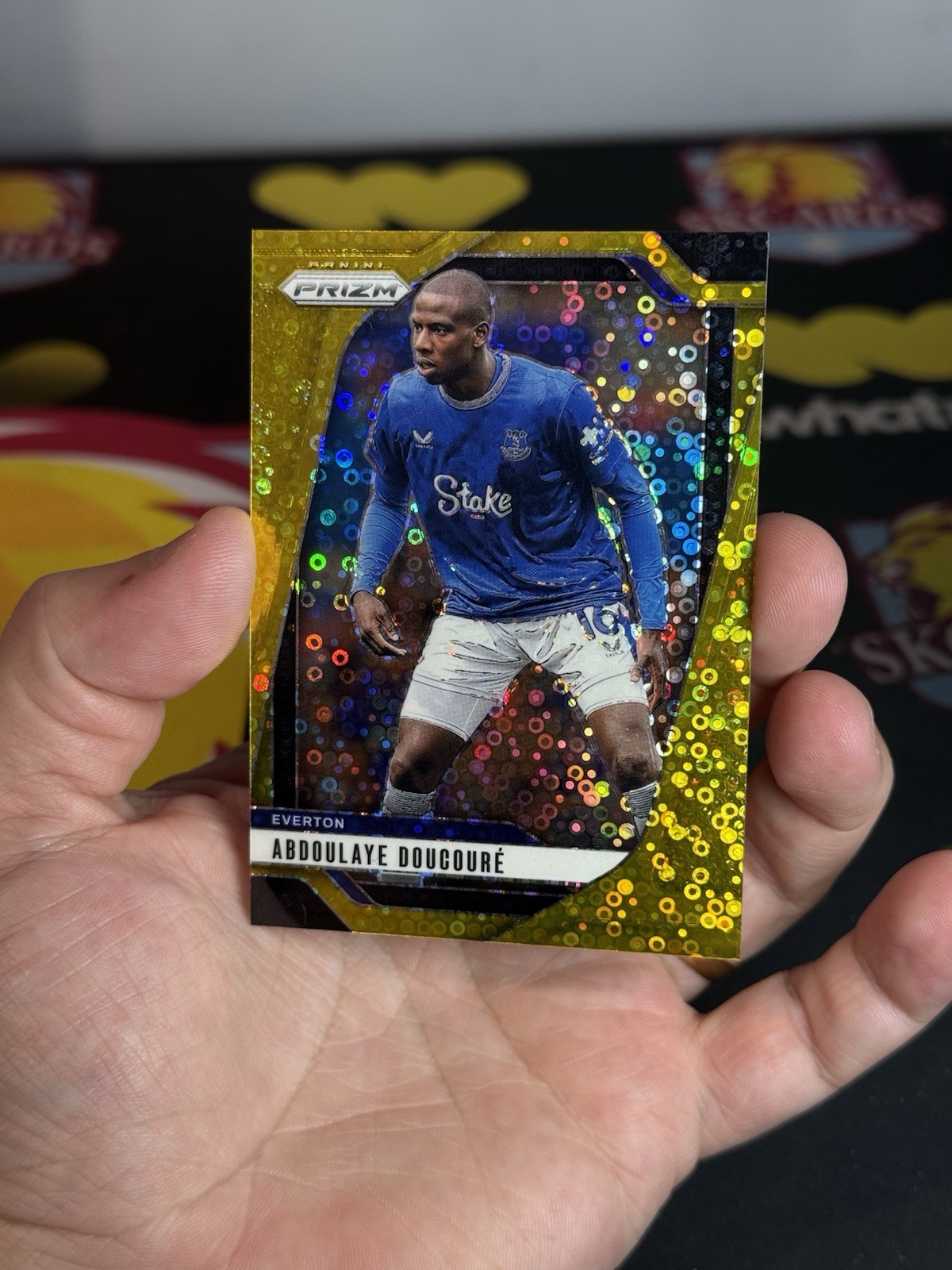 Abdoulaye Doucoure - Everton 2024-25 Panini Prizm Breakaway 1/10 Gold for sale on Ebay