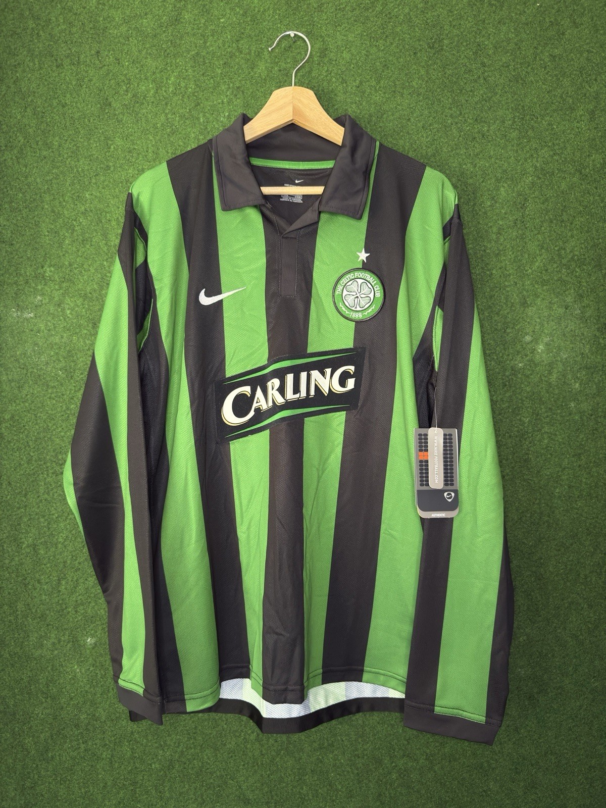 Original Celtic 2006 Away Football Shirt Long Sleeve LARGE NIKE BNWT RARE for sale on Ebay