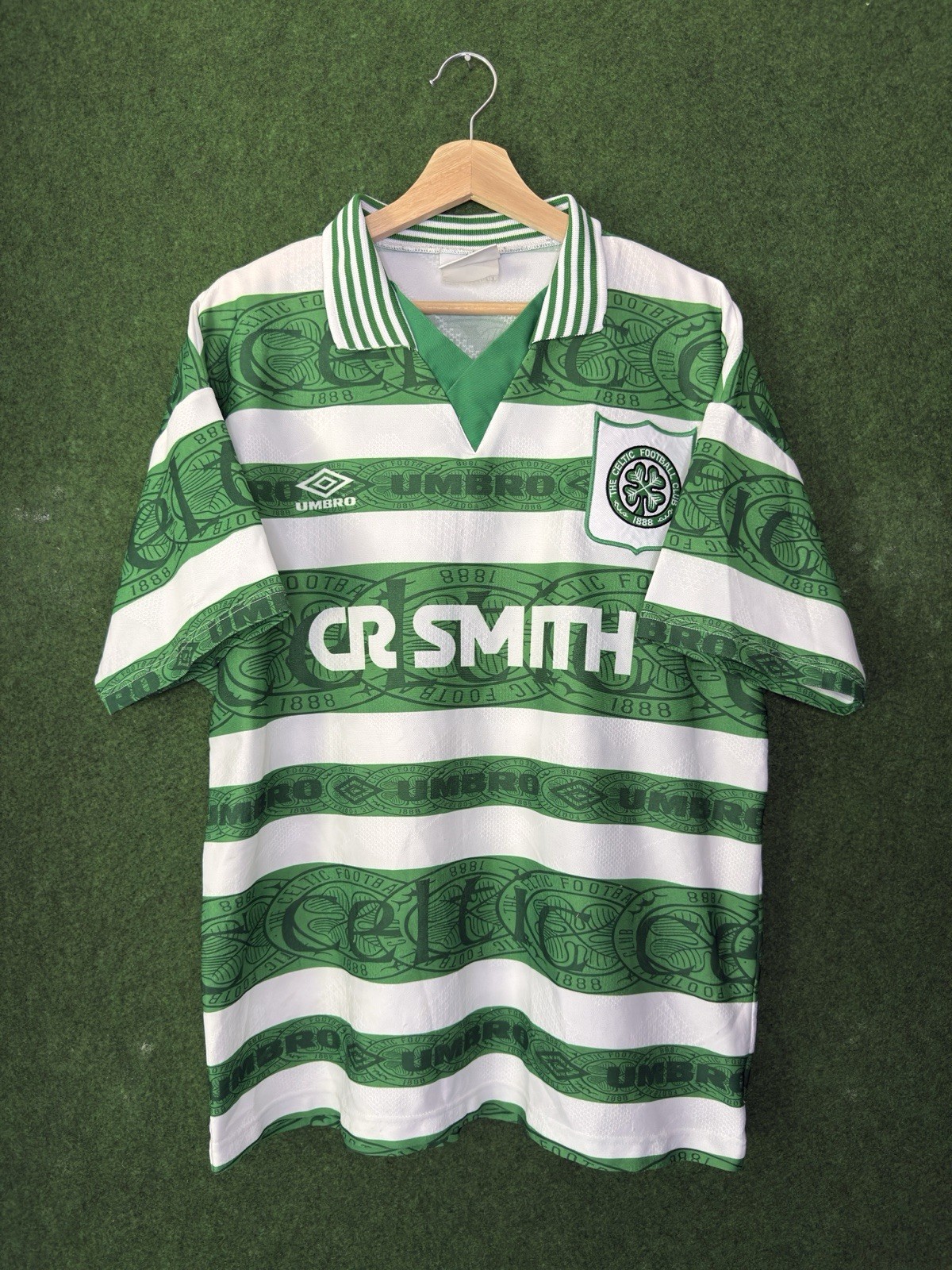 Original Celtic 1995 Home Football Shirt LARGE UMBRO RARE for sale on Ebay