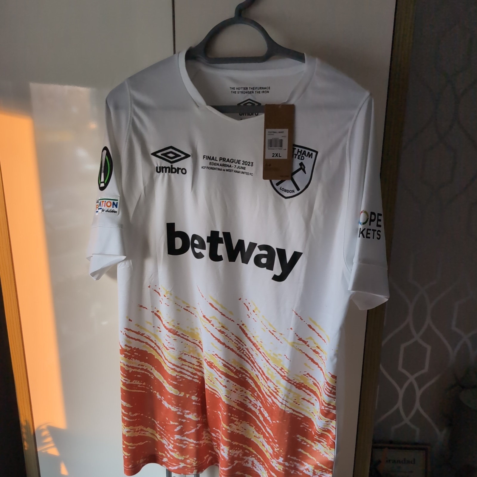 West Ham 2022-23 Europa Conference League 3rd Shirt Antonio Umbro ( See Descrpt) for sale on Ebay