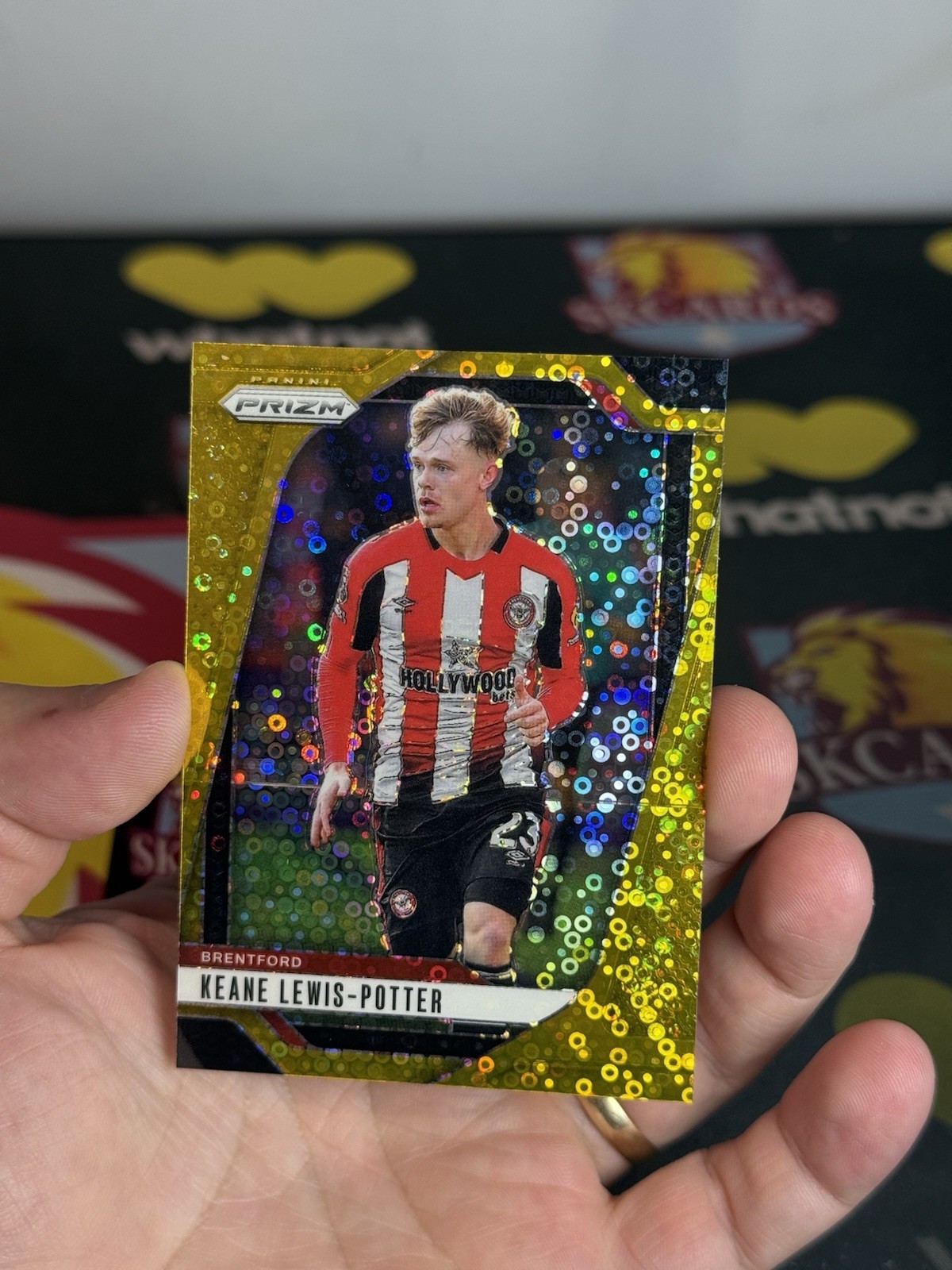 Keane Lewis-Potter Gold #/10 BREAKAWAY 2024-25 Panini PRIZM EPL Brentford for sale on Ebay