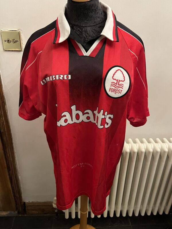 Nottingham Forest Football Club Shirt Home 1996/7 Size XL for sale on Ebay