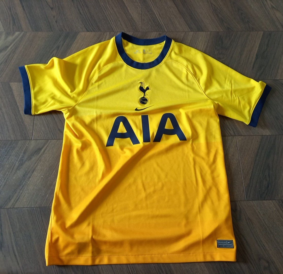 Tottenham Hotspur Spurs Nike 2019 Third Shirt Yellow, Mens Size M ✅ for sale on Ebay