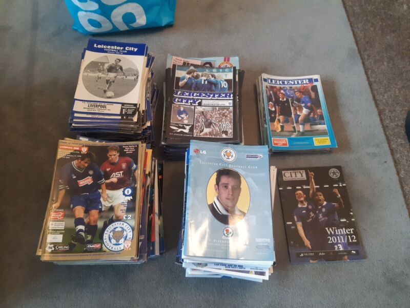 leicester city football programmes, Over 500 Home And Away, 60s To 2010 for sale on Ebay