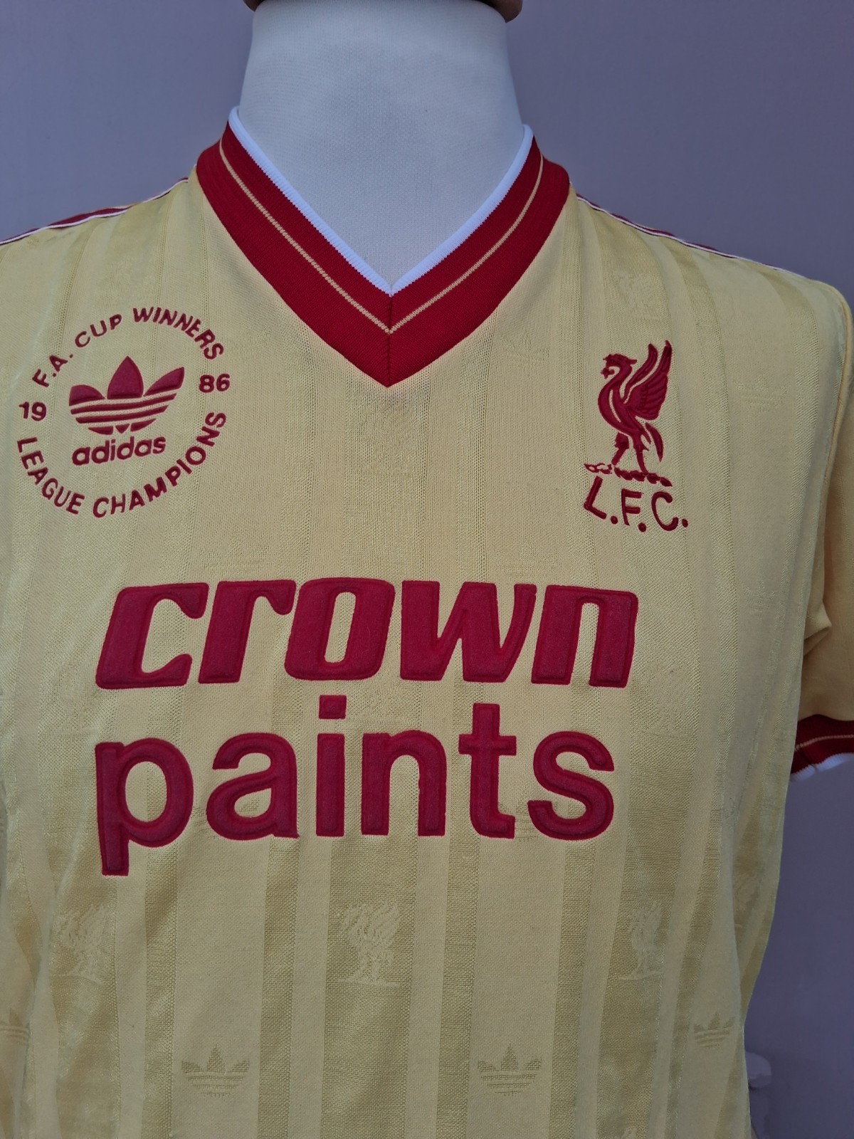 Original Adidas Liverpool Away Shirt 3rd 1986 Mens Medium  for sale on Ebay