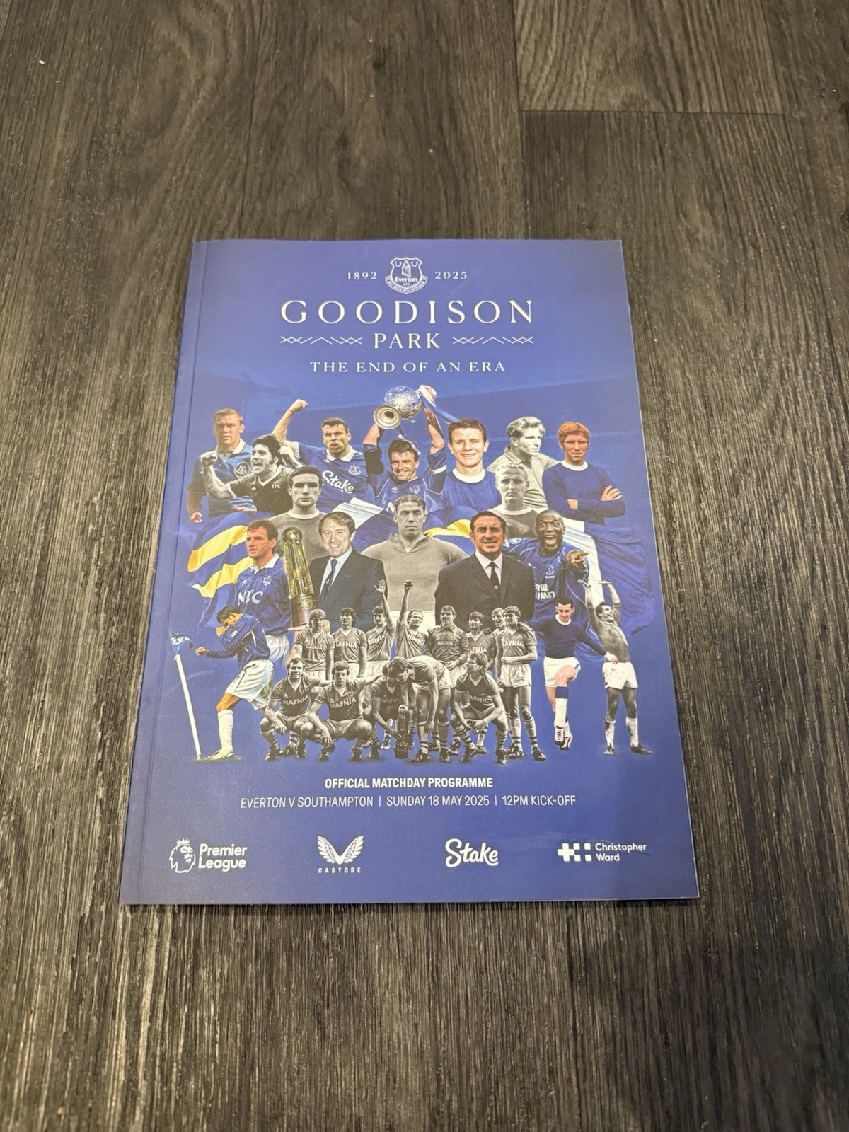 Everton v Southampton Programme Last Game At Goodison 18/5/25 Plus Extras for sale on Ebay