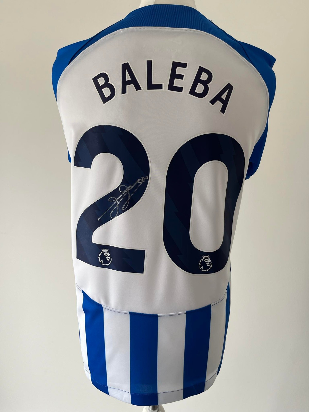 Signed CARLOS BALEBA Shirt - Brighton And Hove Albion -PROOF/COA for sale on Ebay