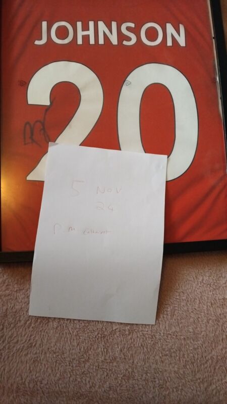 Singed Nottingham Forest Brennan Johnston Shirt for sale on Ebay