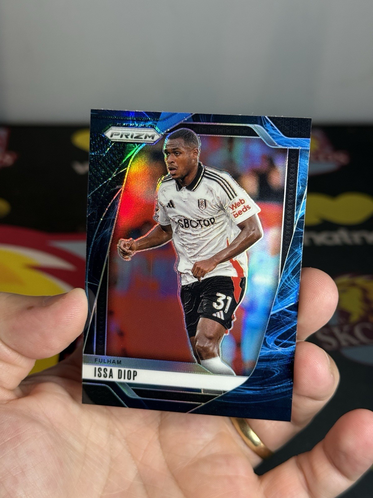 2024-25 Panini Epl Prizm Premier League Issa Diop Genesis Case Hit Fulham for sale on Ebay