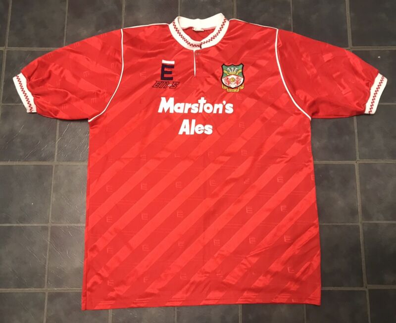 Wrexham 91/92 Rare Home Shirt in Large VGC for sale on Ebay