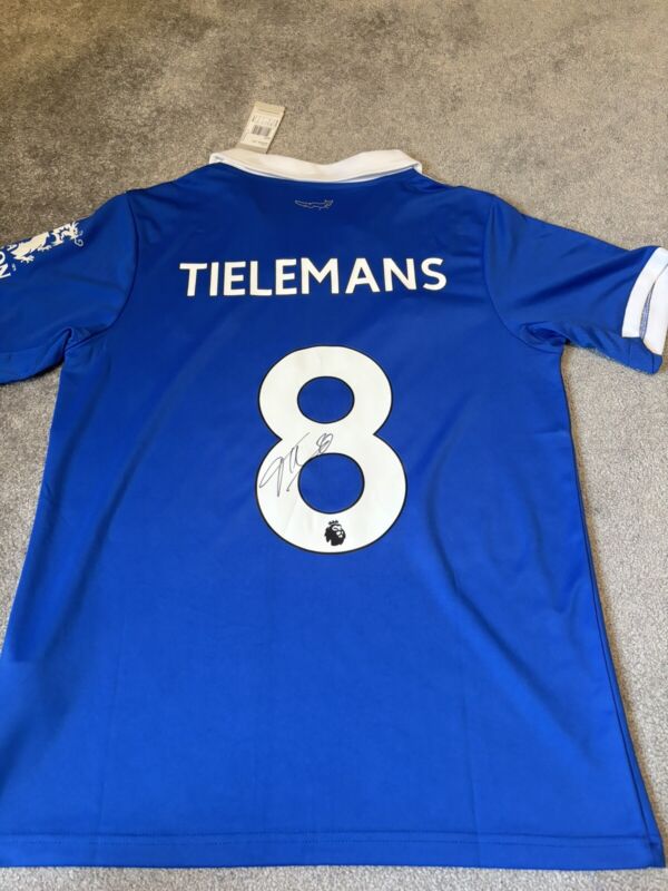 Youri Tielemans Signed Leicester City Shirt & CoA for sale on Ebay