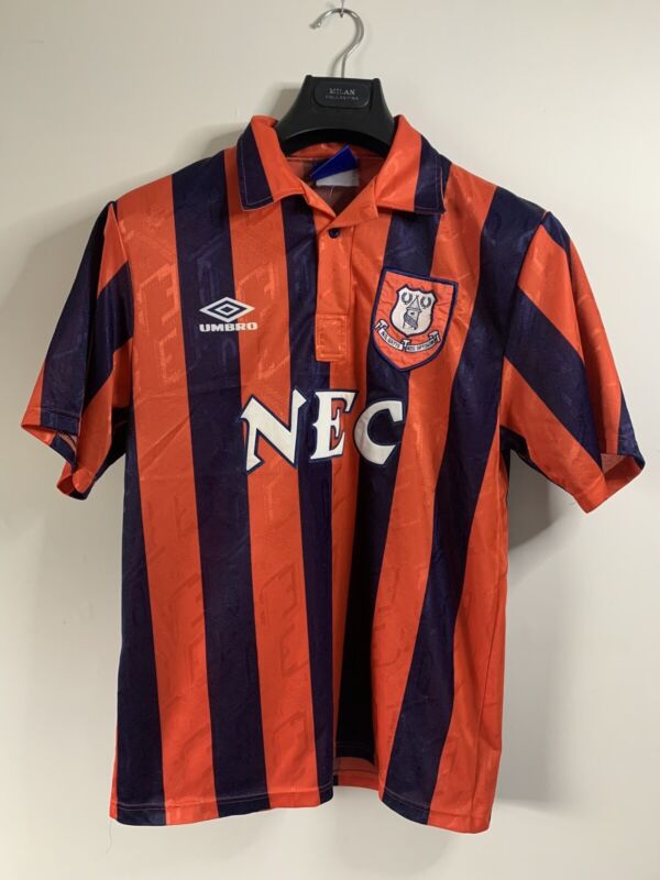 Original Everton Football Shirt Away 1992-93 Excellent Condition Vintage  for sale on Ebay