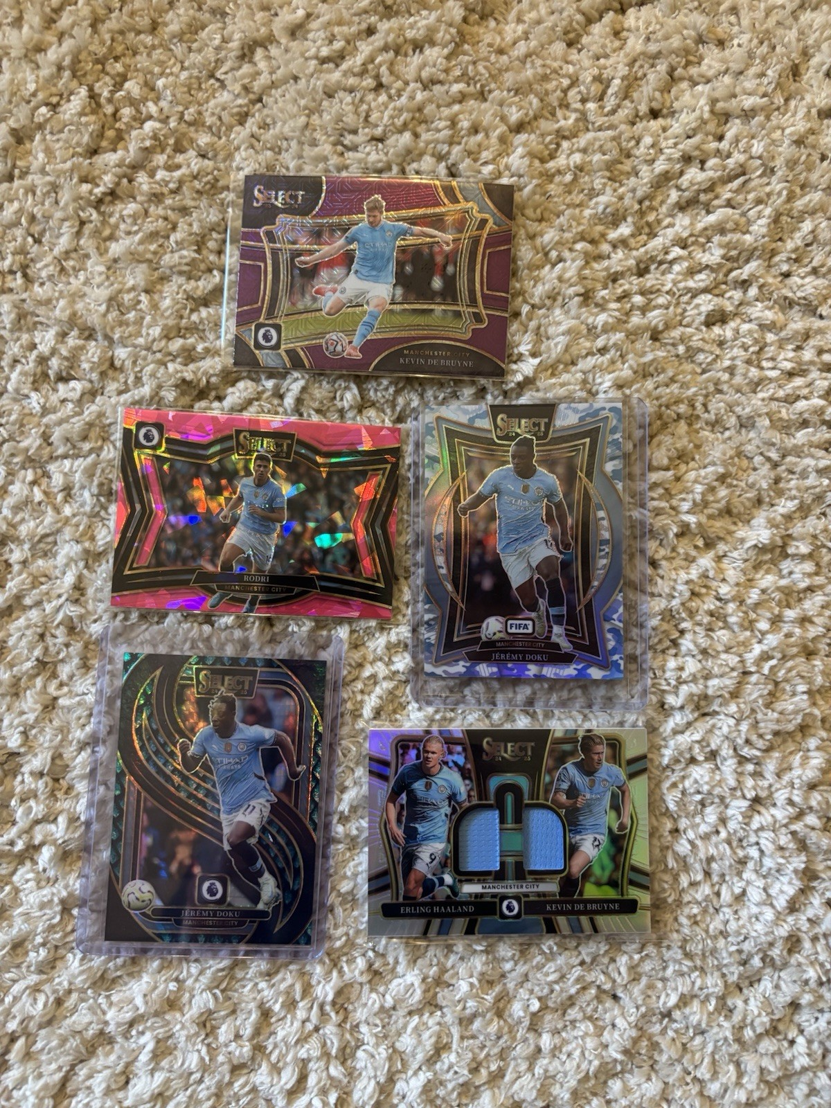 Panini Select Premier League 2024/25 Manchester City Bundle Dragon Scale/patch for sale on Ebay