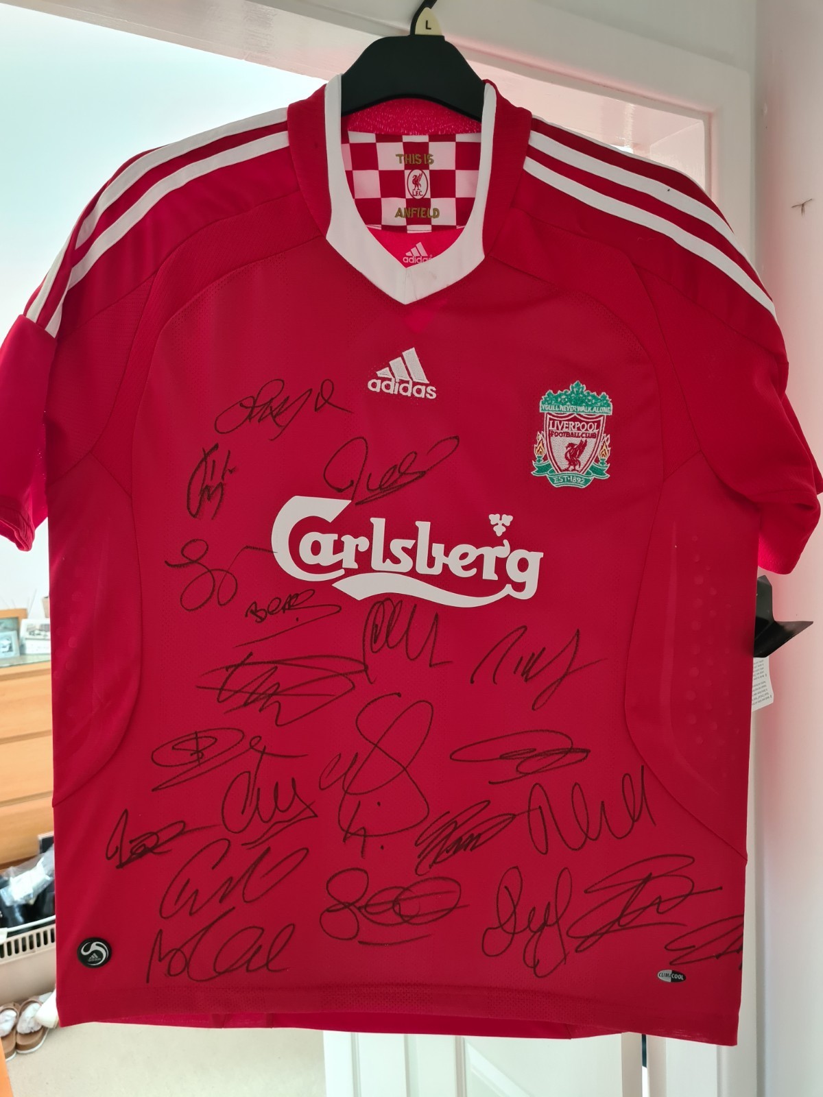 Liverpool FC signed shirt with C.O.A. for sale on Ebay