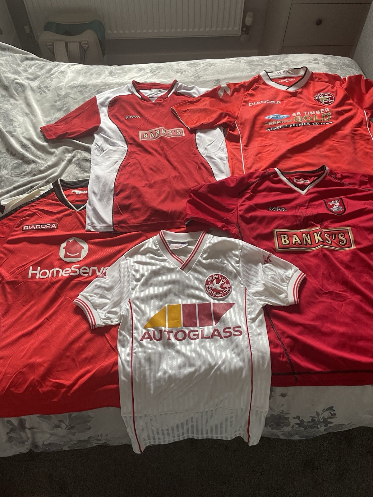Walsall Football Shirt Bundle X12 for sale on Ebay
