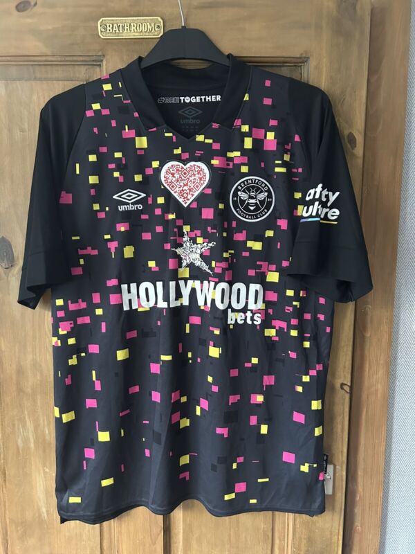 Brentford FC 2022/23 Third 3rd Away Football Shirt Adult XL 2023 Umbro RARE £5 for sale on Ebay