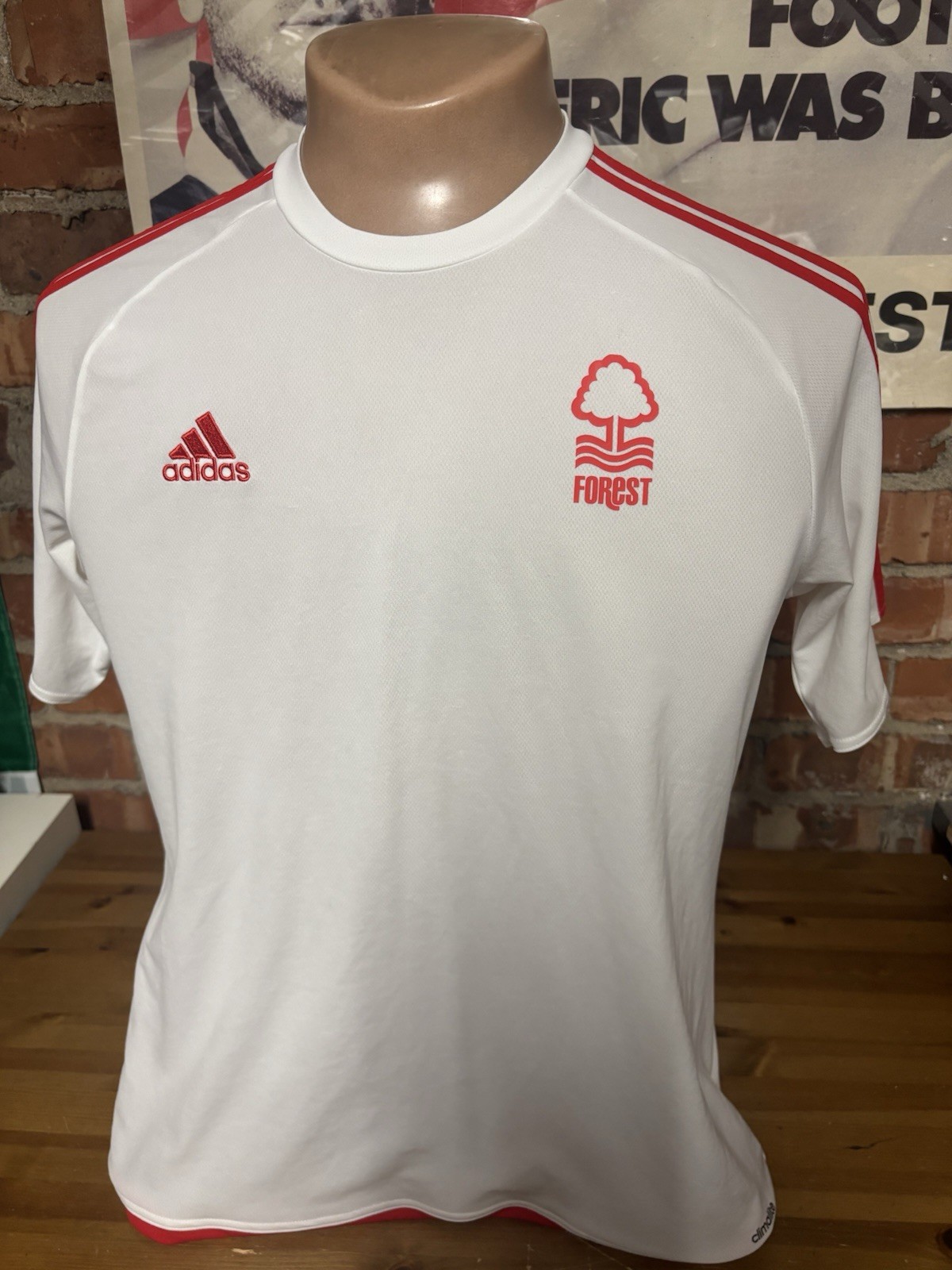 ADIDAS NOTTINGHAM FOREST TRAINING FOOTBALL SHIRT ADULT SIZE LARGE for sale on Ebay