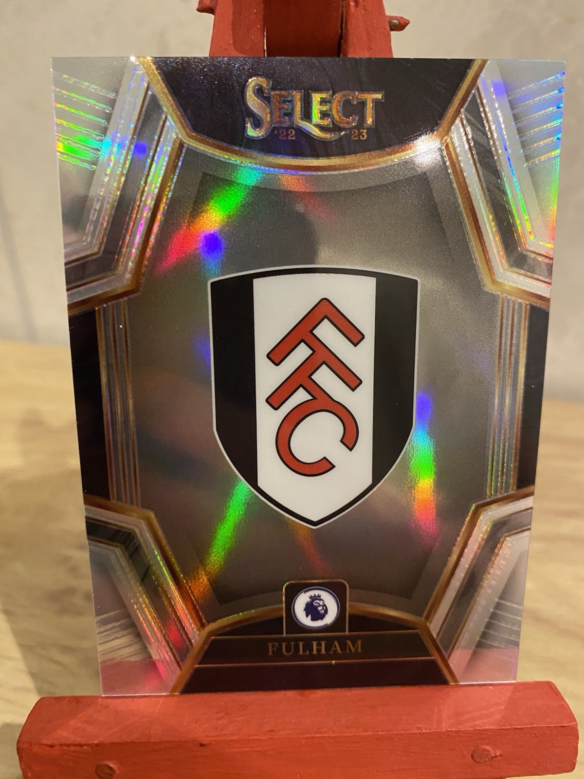2022/23 Panini Prizm Select Fulham FC Team Badge  Case Hit #3 for sale on Ebay