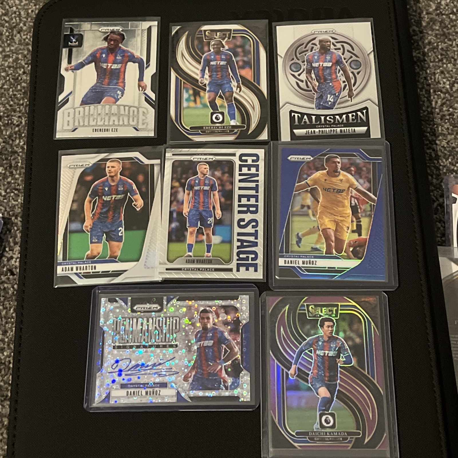 Panini EPL Prizm Daniel Munoz Penmanship Auto Crystal Palace And Numbers Bundle for sale on Ebay