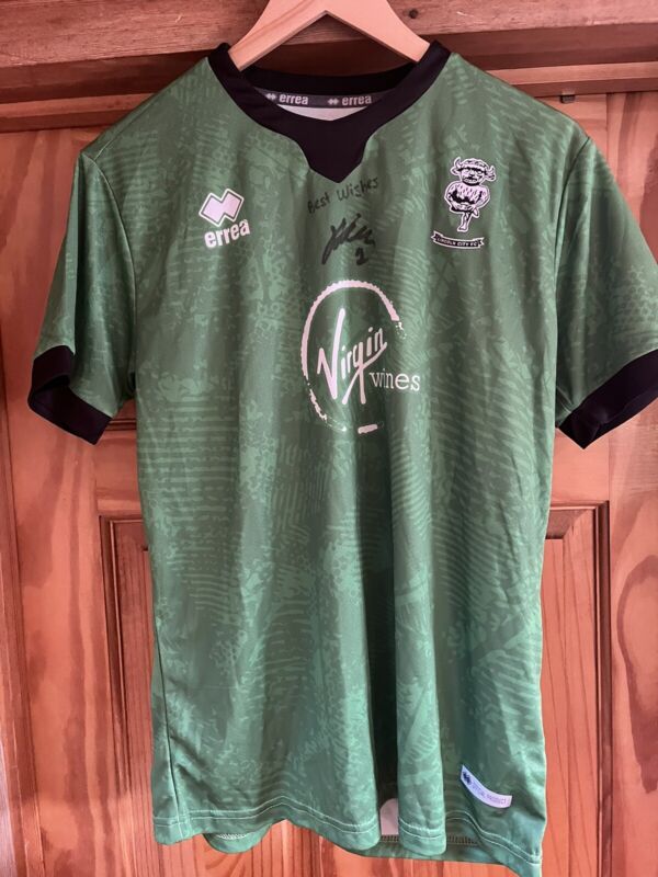 Lincoln City Shirt Signed Alex Palmer  for sale on Ebay