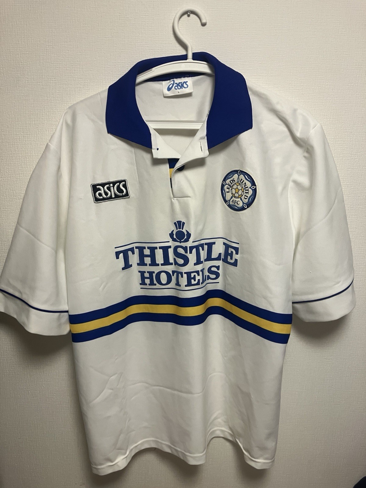 Leeds United 1993 1994 1995 Football Shirt Asics L Vintage for sale on Ebay