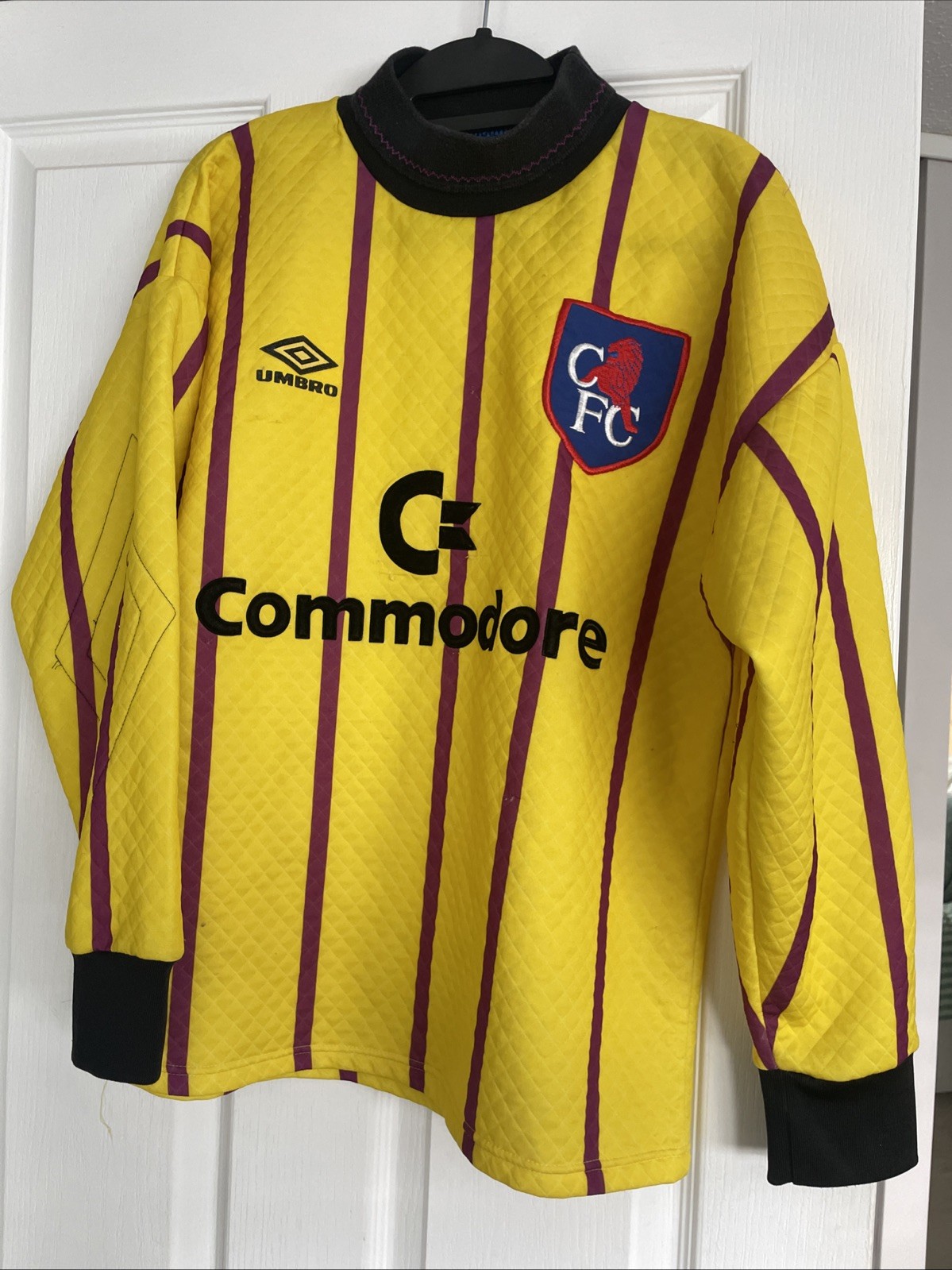 Chelsea Goal Keeper Shirt 1992 Size Small for sale on Ebay